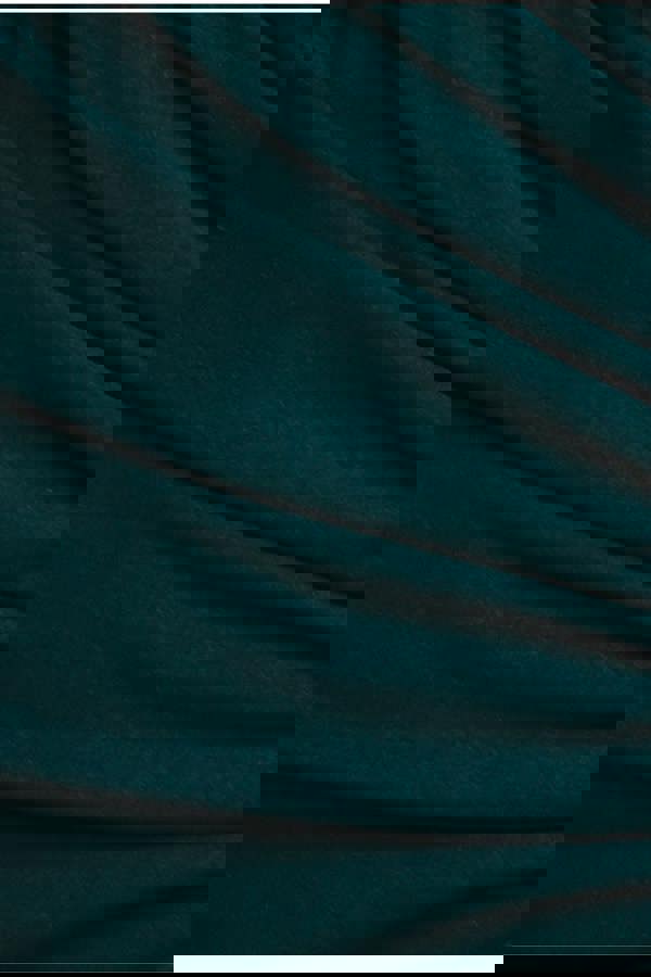 Scuba Crepe Bandeau Maxi With Diamante Necklace - Emerald Green DR4271