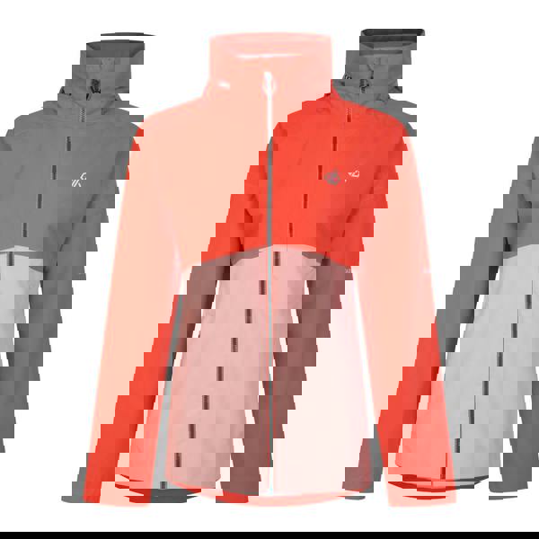 Dare 2B Womens/Ladies Trail Colour Block Waterproof Jacket - Neon Peach - 