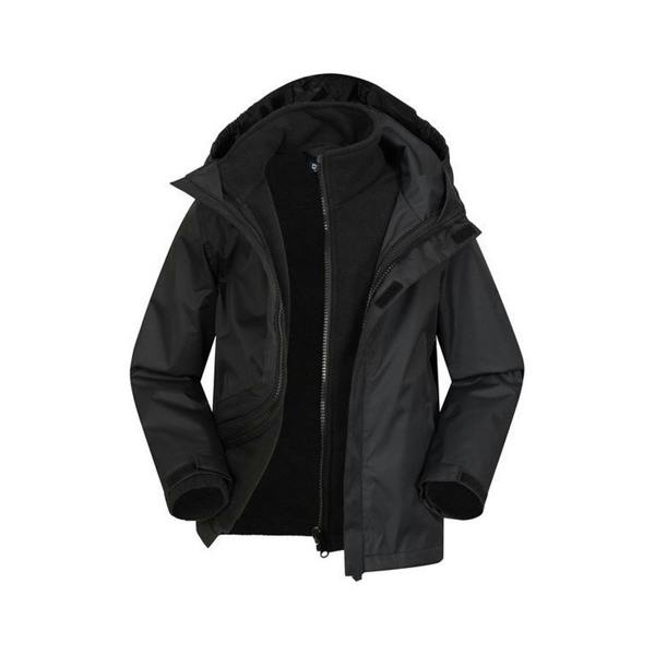 Mountain Warehouse Childrens/Kids Fell 3 in 1 Jacket - Black - 