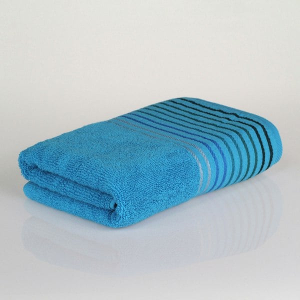 My Basic Stuff Cotton Towel Set | 450 GSM | Hand & Bath Towels | Ultra Soft & Absorbent | Turquoise
