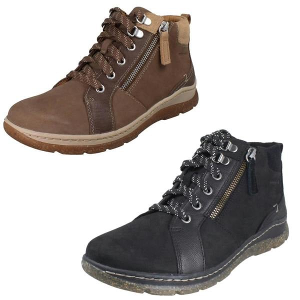 Clarks Ladies Clarks Ankle Boots Orlene Top WP