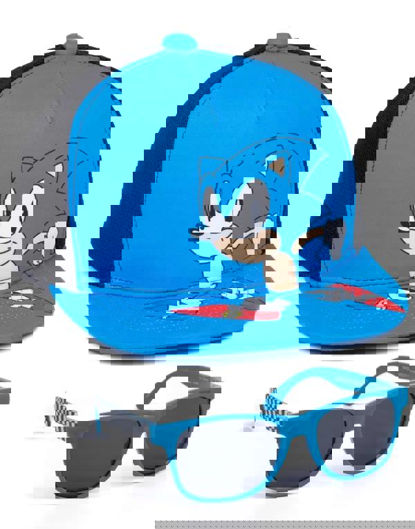 Sonic the Hedgehog Boys Blue Adjustable Curved Peak Cap (One Size)