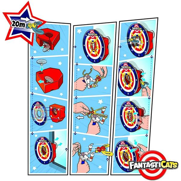 Dragodirect Super Duel Shooting Target Game Set with Launchers & Scoreboard