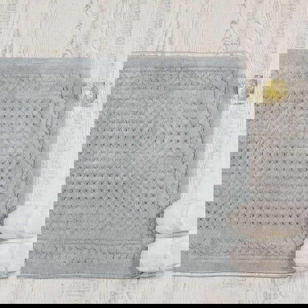 Cotton Bath Mat Grey