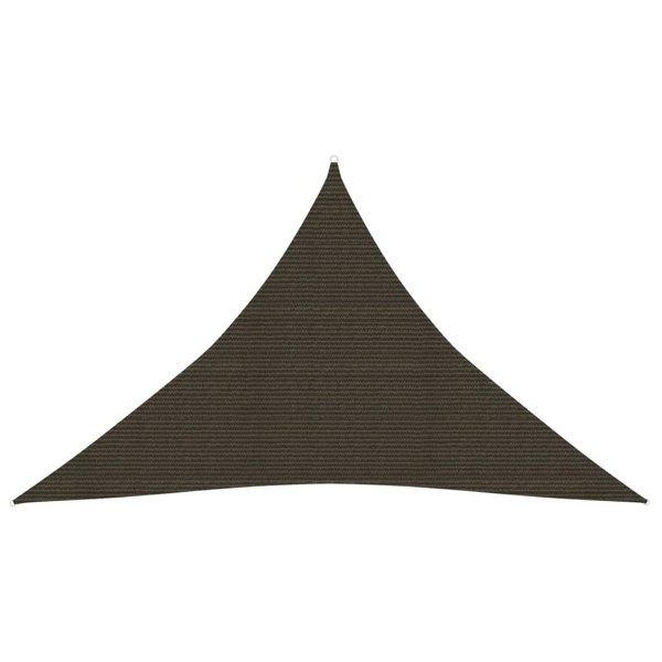 Berkfield Sunshade Sail 160 g/m�__ Brown 5x5x6 m HDPE