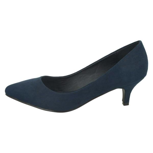 Anne Michelle Ladies Anne Michelle Pointed Toe Court Shoes