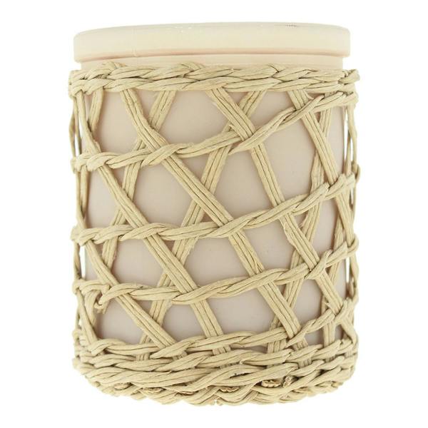 French Connection Woven Detail Stone Bergamot & Jasmine Candle 200g
