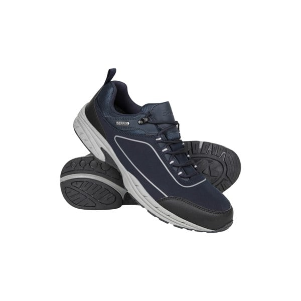 Mountain Warehouse Mens Ramble Softshell Waterproof Trainers - Navy