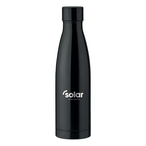 MidOcean Belo Double Wall 500ml Water Bottle - Black - 