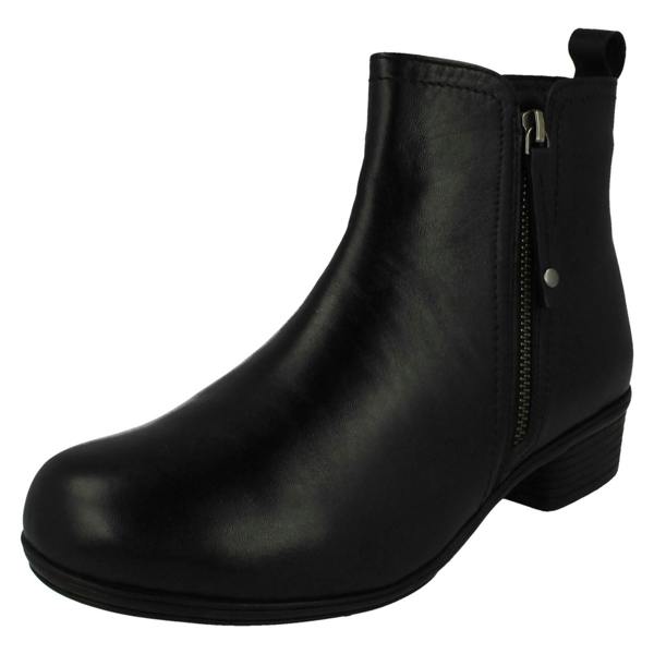 DB Shoes Ladies DB Shoes 2V Dual Fitting Ankle Boots Seville