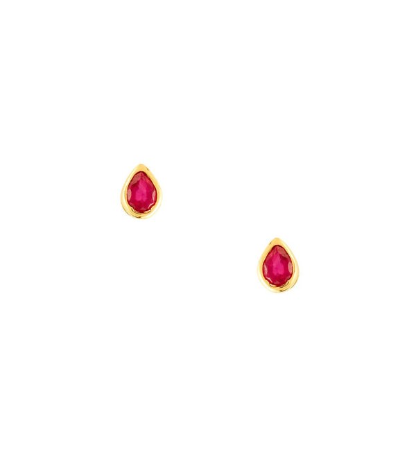 Hafeez Jewellery Batala Ruby Earrings