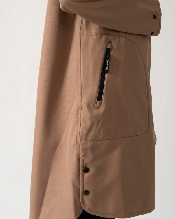 Ilse Jacobsen Rain Womens A-Line Softshell Raincoat - Mocca 248