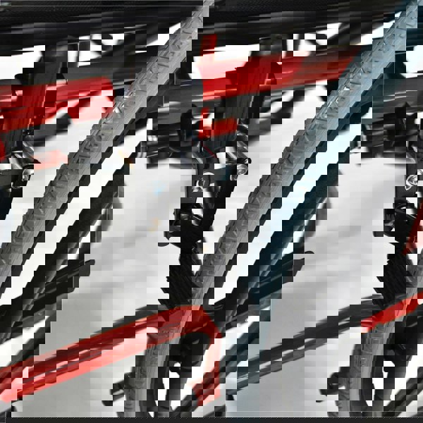 Aidapt Deluxe Self Propelled Steel Wheelchair Red