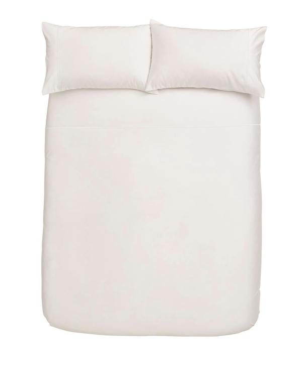 Luxury 800TC Cotton Sateen White Duvet Cover Set