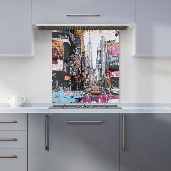 Warren Reed New York Empire State Building Streets Kitchen Splashback - 00018