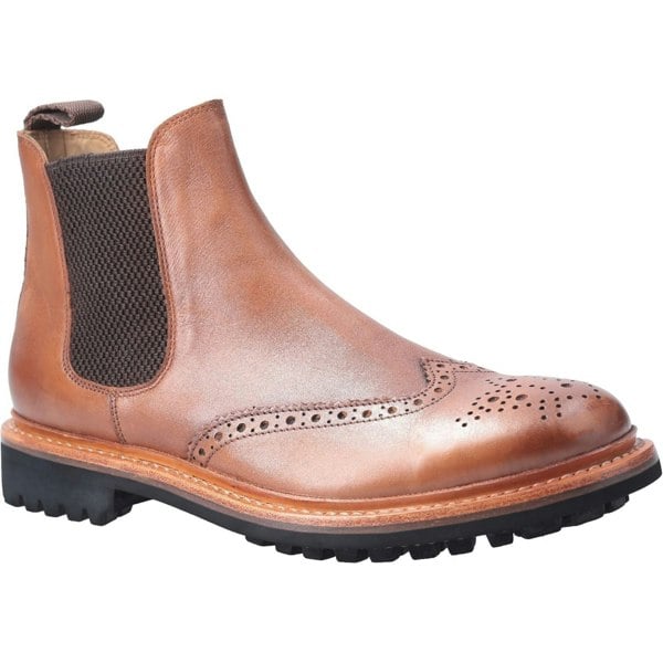 Cotswold Siddington Commando Goodyear Welt Men's Boots in Brown