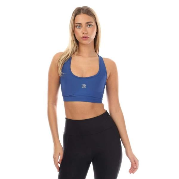 Skins Womens/Ladies Series-3 Active Sports Bra - Blue - 