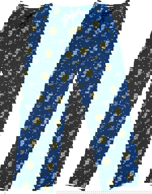 DC Comics Womens Black Wonder Woman Short Sleeve Long Leg Pyjama Set