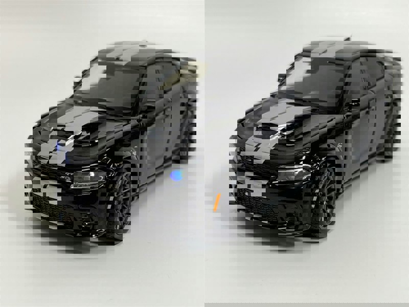 Tayumo Dodge Charger Black LHD 1:32 Scale Light & Sound Tayumo 32145014