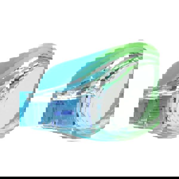 Fashy Junior Match Swim Goggles with blue-green gradient, clear lenses, comfy head strap