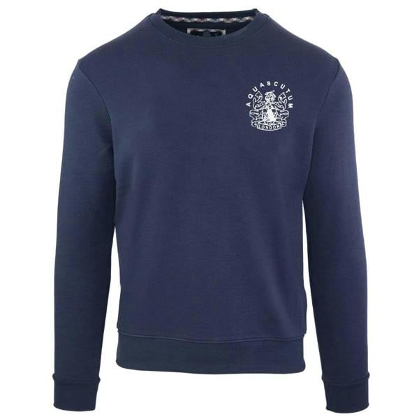 Aquascutum Mens Aldis Sweatshirt - Navy - 