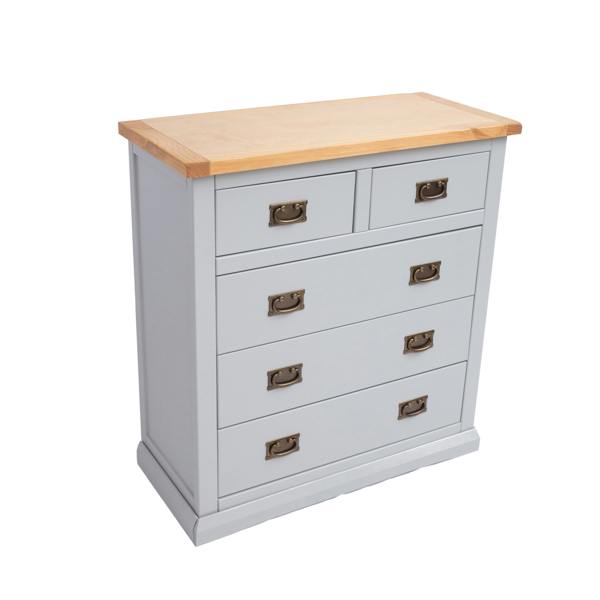 Cabinet Bits Loreo 5 Drawer Chest of Drawers Bras Drop Handle