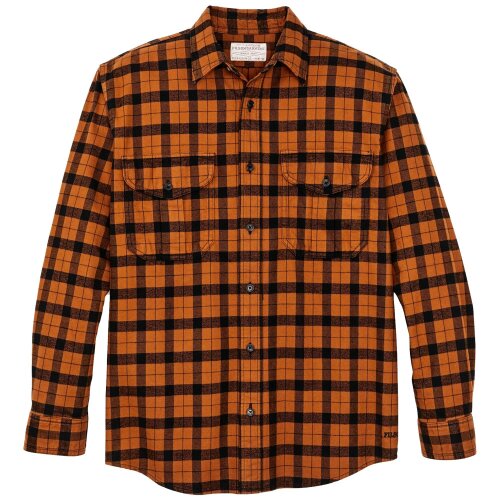 Filson Alaskan Guide Shirt - Pecan/Black Plaid