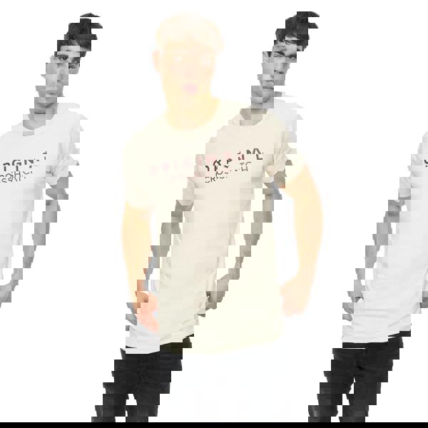 Crosshatch Mens Chantlars T-Shirt - Off White - 