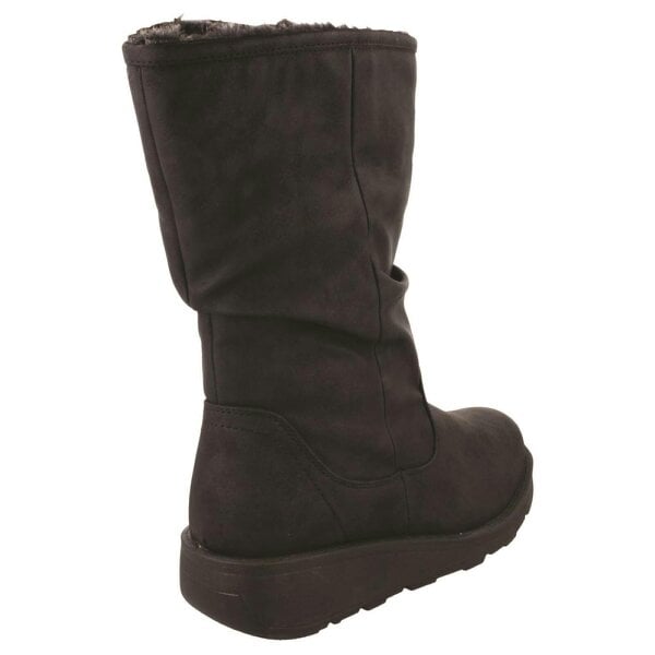 Spot On Ladies Spot On EEE Wide Fit Fur Lined Dog Walker Boot F4469