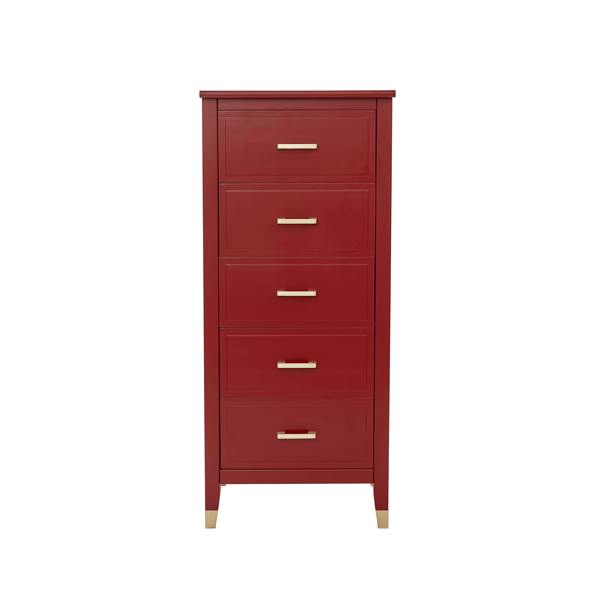 Cabinet Bits Palazzi 5 Drawer Narrow Chest of Drawers