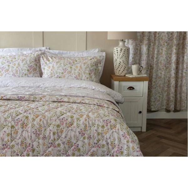 Belledorm Kira Floral Bedspread - Multicoloured - 