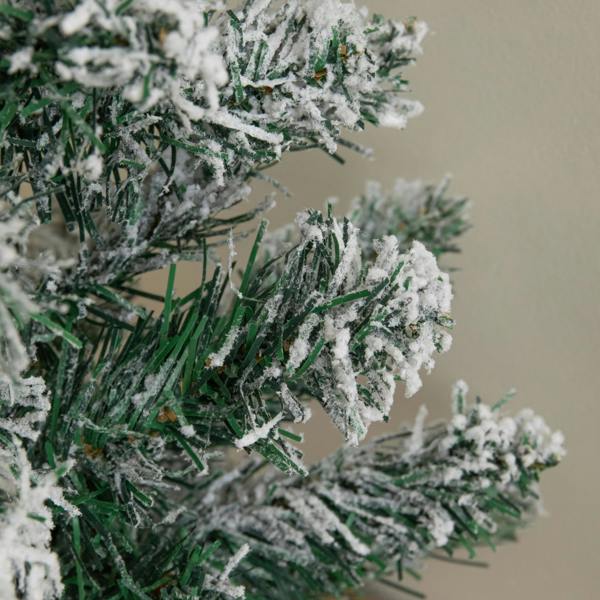 Samuel Alexander 60cm Snowy Mini Fir Christmas Tree with Jute Bag Stand