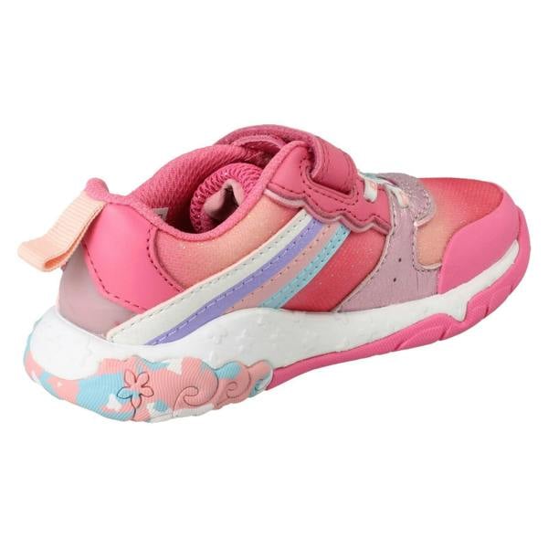 Clarks Girls Clarks Rainbow And Mermaid Tail Design Trainers Tidal Star