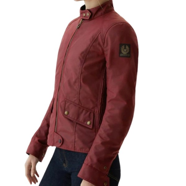 Belstaff Antrim Waxed Cotton Racing Red Jacket XXS