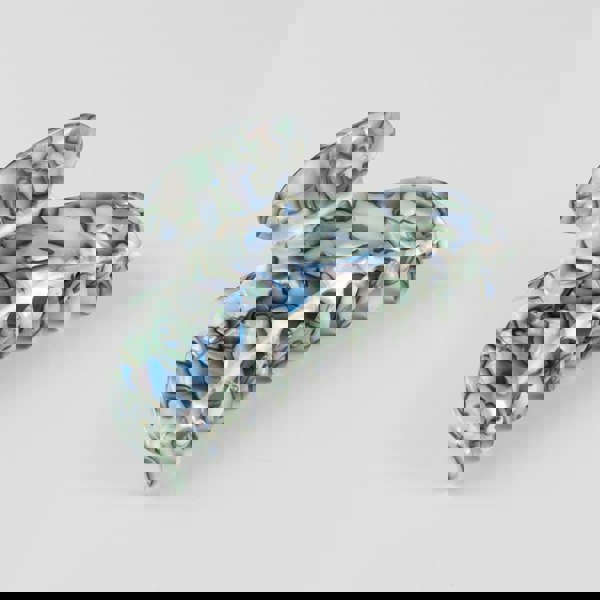 Large Hair Claw Clip in 11cm Opal Handmade French Hair Accessories at Tegen Accessories