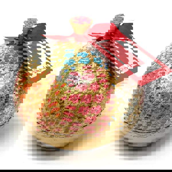 Handmade Bonbonnière Filled with Palm Oil Free Dark Chocolate Coated Coffee Beans, 130g