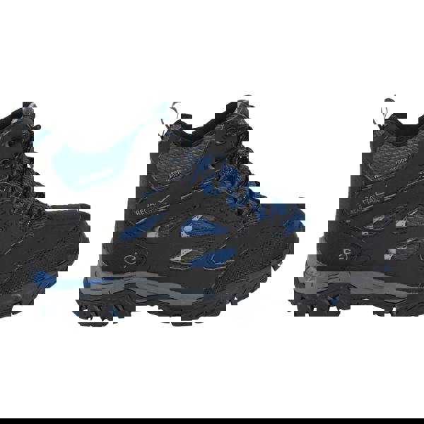 Regatta Womens/Ladies Holcombe IEP Mid Hiking Boots - Ash/Blue Opal - 