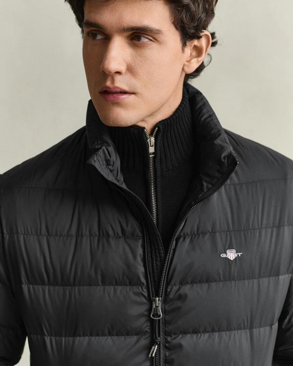 GANT Mens Light Down Jacket - 5 Black | CHO | Designer Mens Light Down Jackets