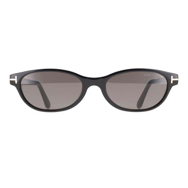 Tom Ford Sunglasses Chloe-02 FT1310 01A Shiny Black Grey Light Mirror