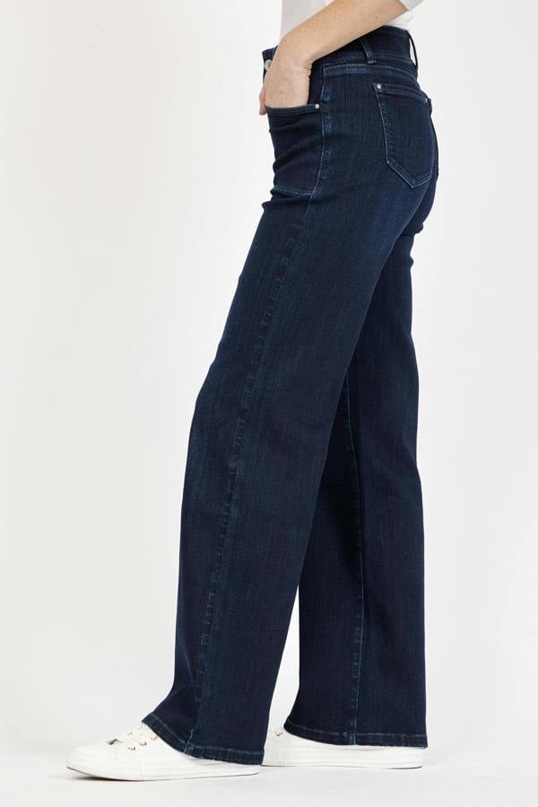 Mudflower Square Pocket Wide Leg Jeans