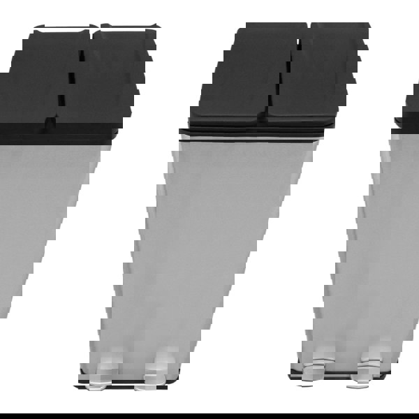 Monstershop 60L Dual Pedal Bin In Stainless Steel