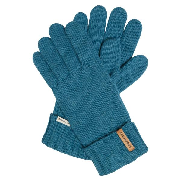 Craghoppers Unisex Adult National Trust Gaddings Winter Gloves - Brisk Blue - 