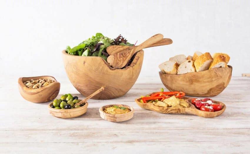 Verano-Ceramics-Olive-Wood-Bowls-Collection-Group-3