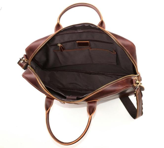 Touribag Genuine Leather Minimalist Laptop Bag