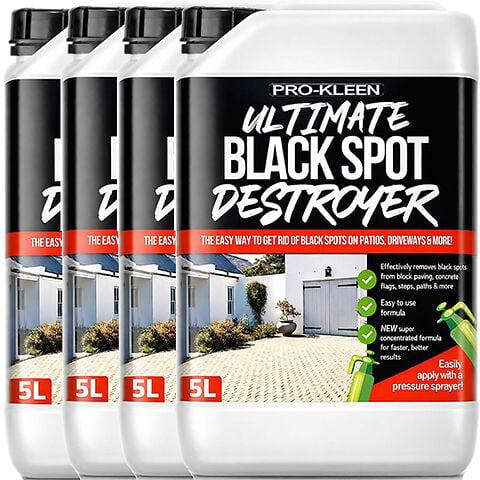 ProKleen Pro-Kleen Ultimate Black Spot Remover Rapid Acting Patio Driveway Block Paving Cleaner, No1 Fast Acting Solution 20L