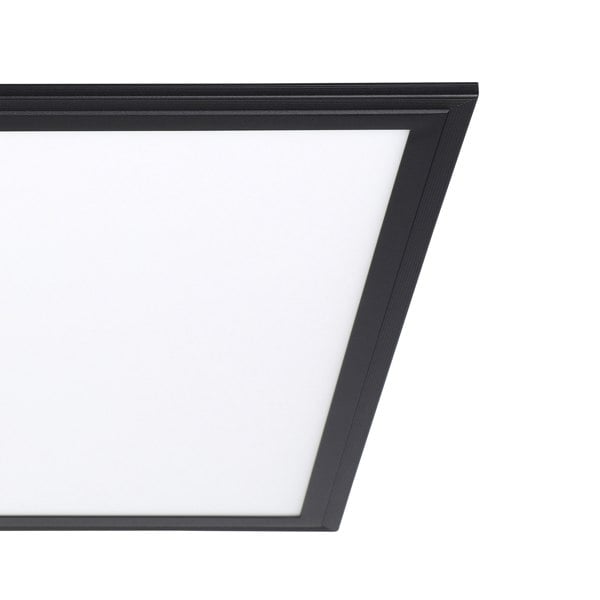 EGLO Salobrena 1 Ultra-Slim Modern Black Square LED Ceiling Light WBS