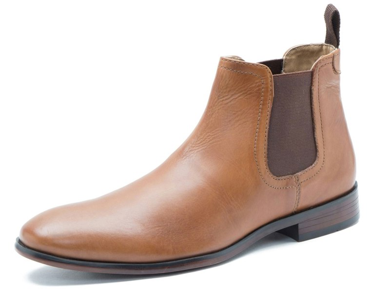 Thomas Crick Red Tape Crick Beeston Casual Formal Mens Leather Pull On Chelsea Boots