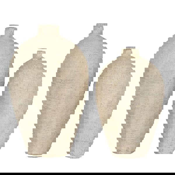 Hill Interiors Morrow Tall Vase - Cream - 