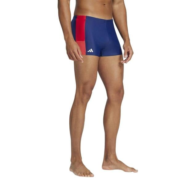 Adidas Mens Swim Shorts - Blue/Red - 