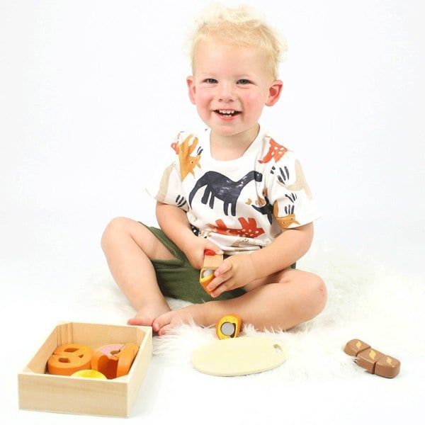 Bigjigs Toys Cutting Bread and Pastries Crate